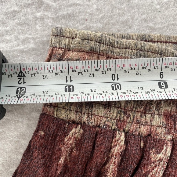 Starfire Women Skirt Size 6 Multicolor Geometric Pull On Maxi Rayon Southwestern - Picture 9 of 12